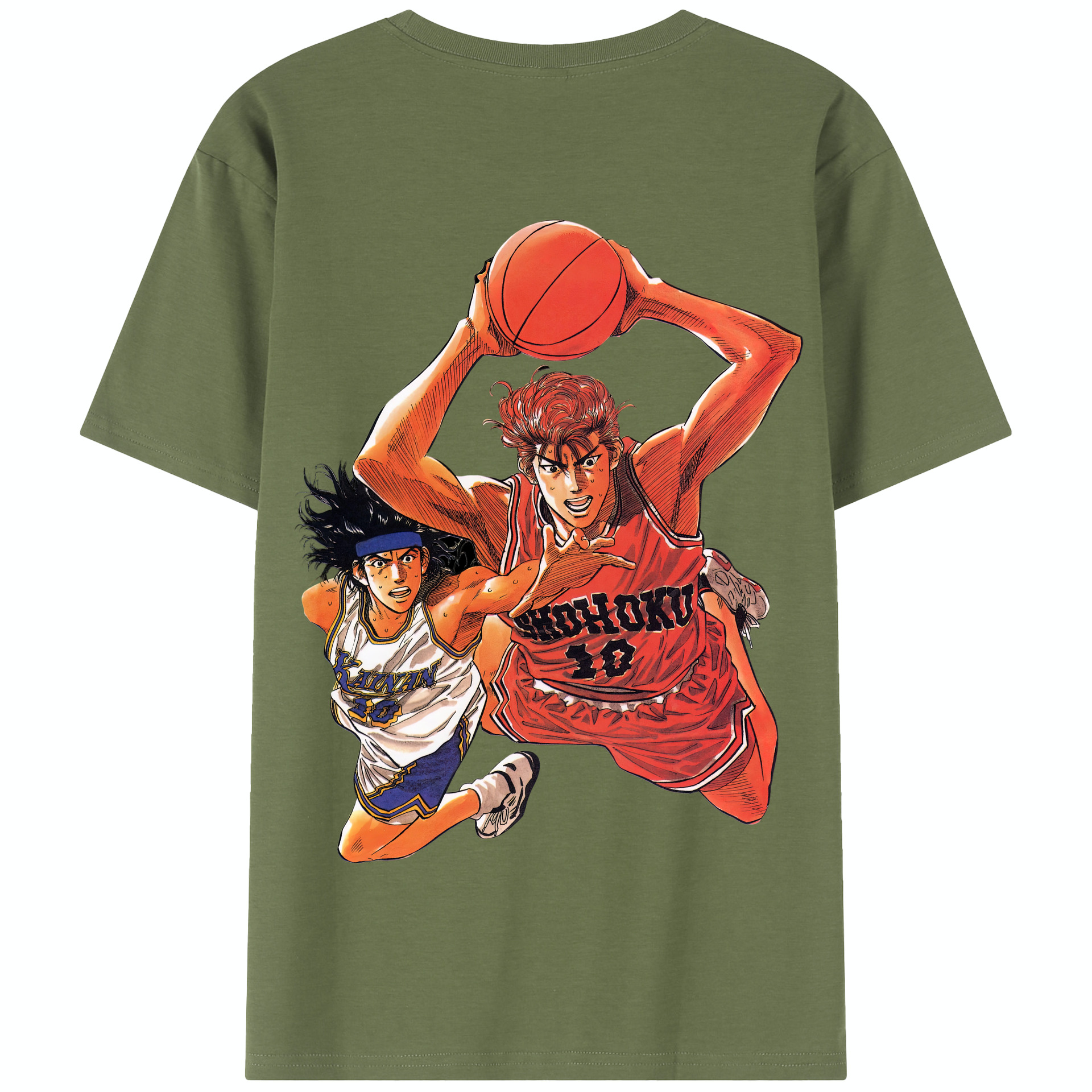 （画像用） SLAM DUNK／スラムダンク 綿100％半袖Tシャツ（背面プリント）